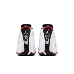 Air Jordan 14 Authenticité Blanc/Rouge Original
